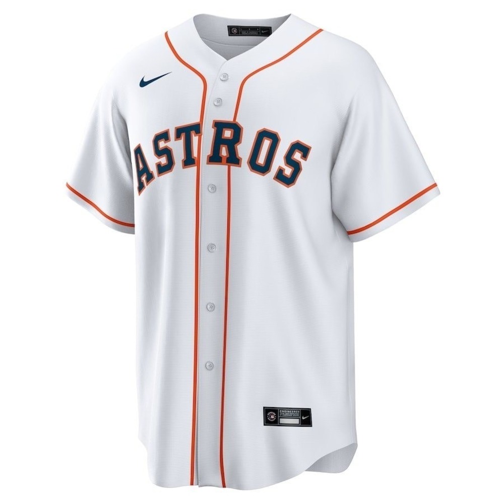 Houston Astros Peña #3 Nike Baseball‎ Jersey MLB White Replica Mens L NWT